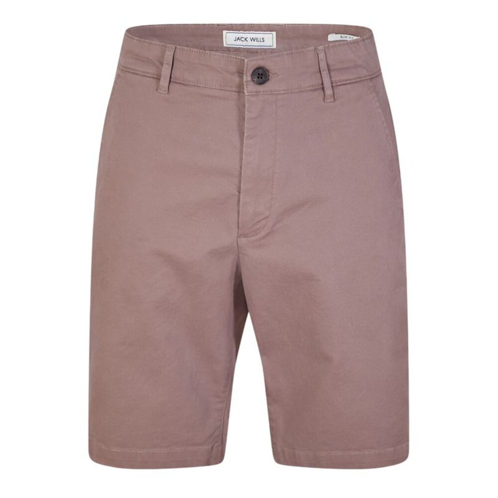 Jack Wills Mens Plain Chino Shorts / Moon Rock